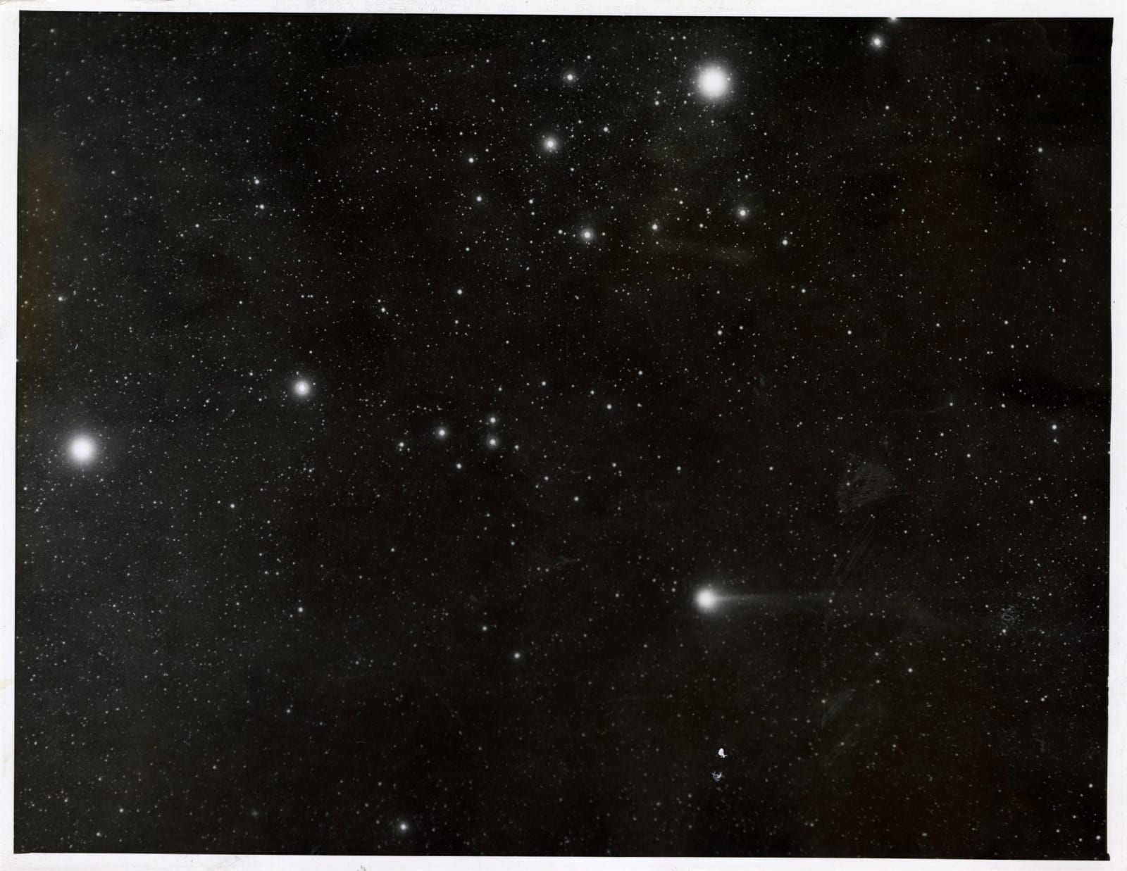 [Palomar Observatory], Trio of interstellar photographs, captured through telescopes at the Palomar Observatory, 1937-57