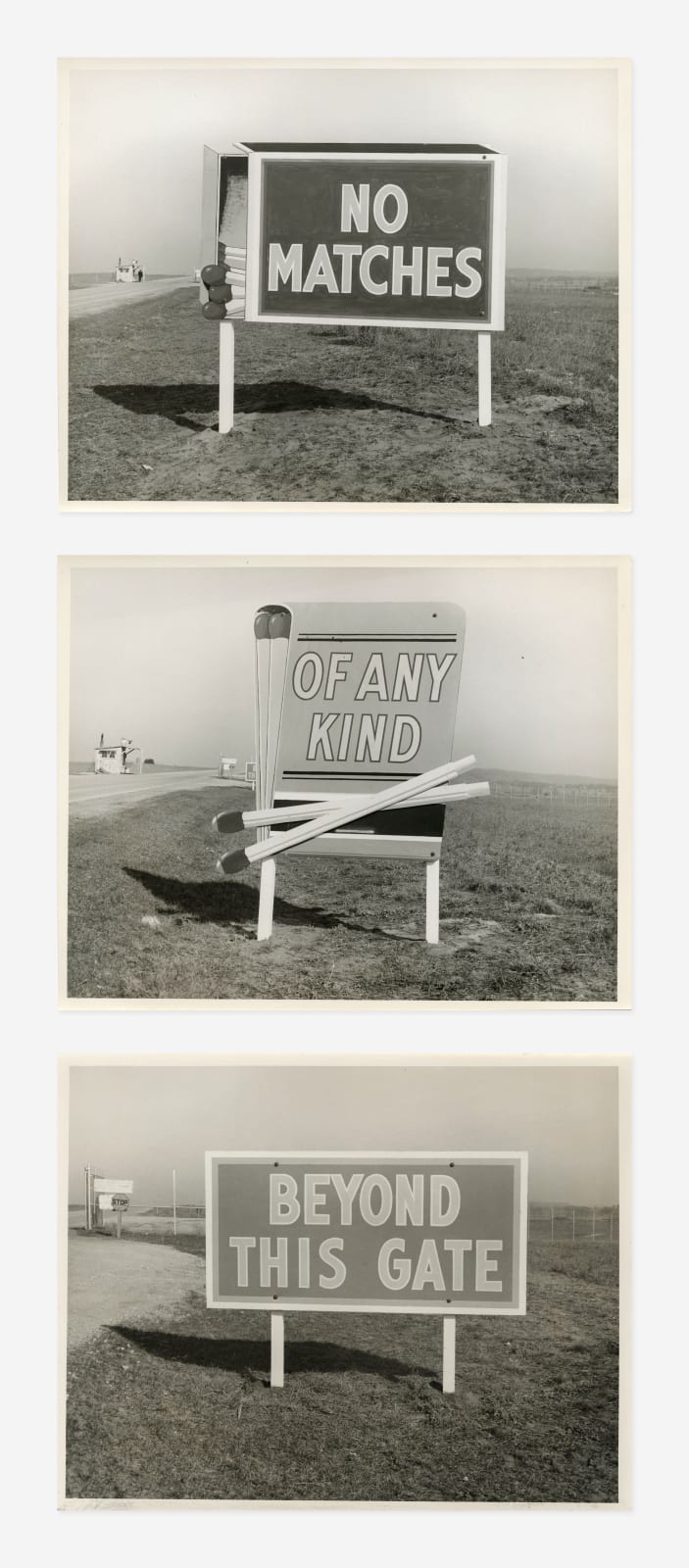 [Fire Safety], NO MATCHES - OF ANY KIND - BEYOND THIS GATE, 1951