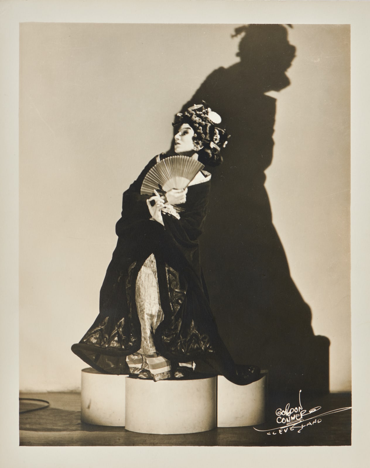 Gordon Conner Studio, Evocative portrait of Li-Kar, longtime star at pioneering San Francisco gay club Finocchio’s, c. 1940