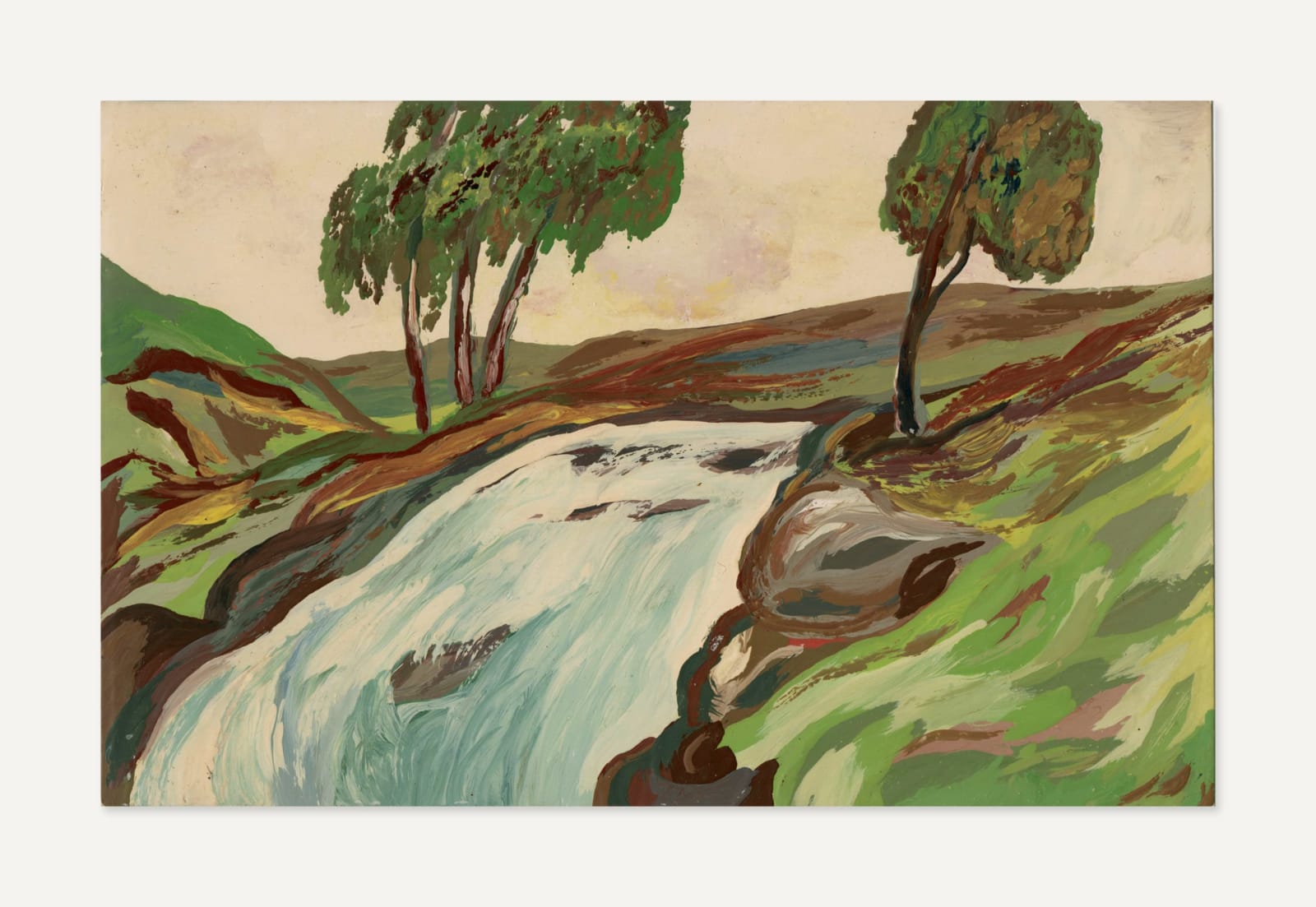 Nyla Thomas, Group of Painted Postcards Completed by a Texas "Mouth Artist", 1950s