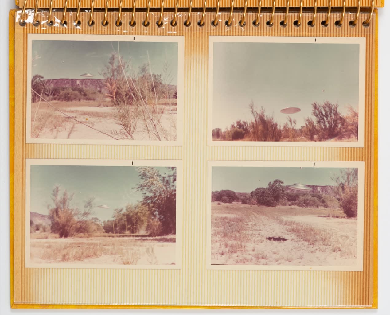 George Adamski; Paul Villa, Album of Photos of “Close Encounters” by Two Prominent UFOlogists, c. 1967