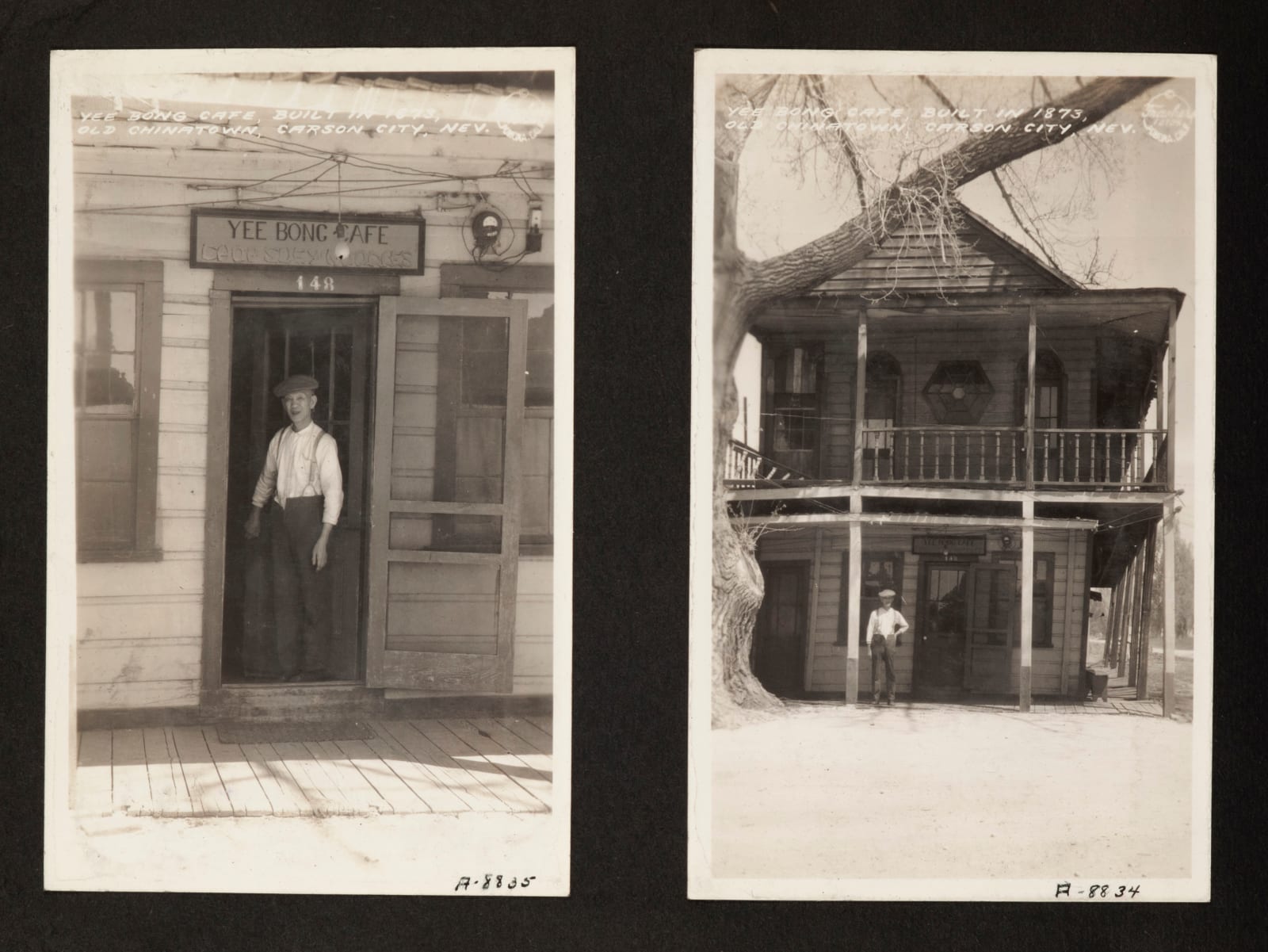 Burton Frasher, Massive Sample Album with Hundreds of Real Photo Postcards of Nevada and Eastern California, 1920s-30s