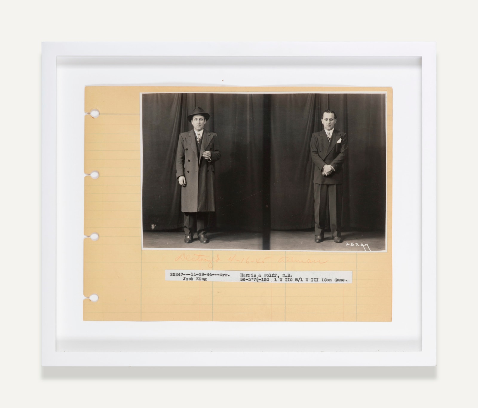 Chicago Police Department, Jack King (Con Game), 1944