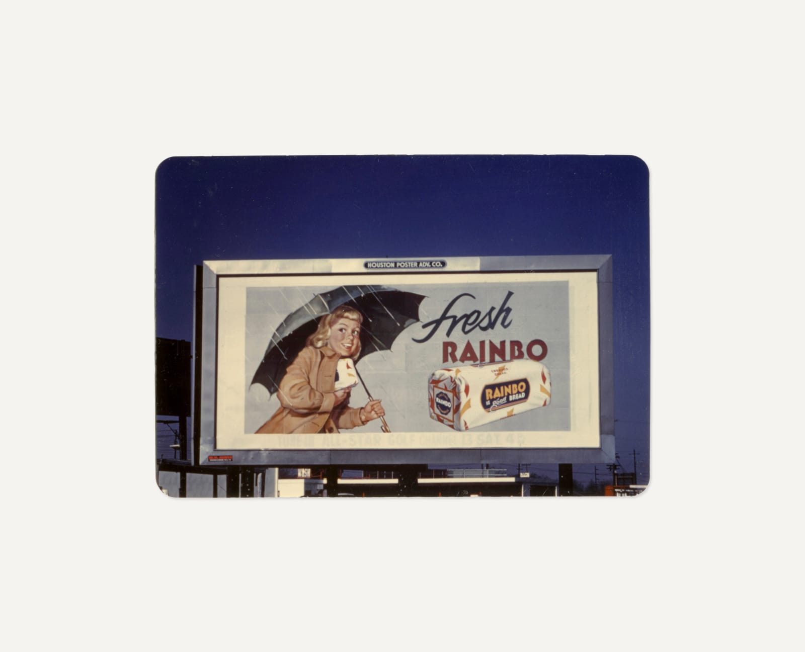 [American Billboards], Rainbow Bread, Houston, 1958