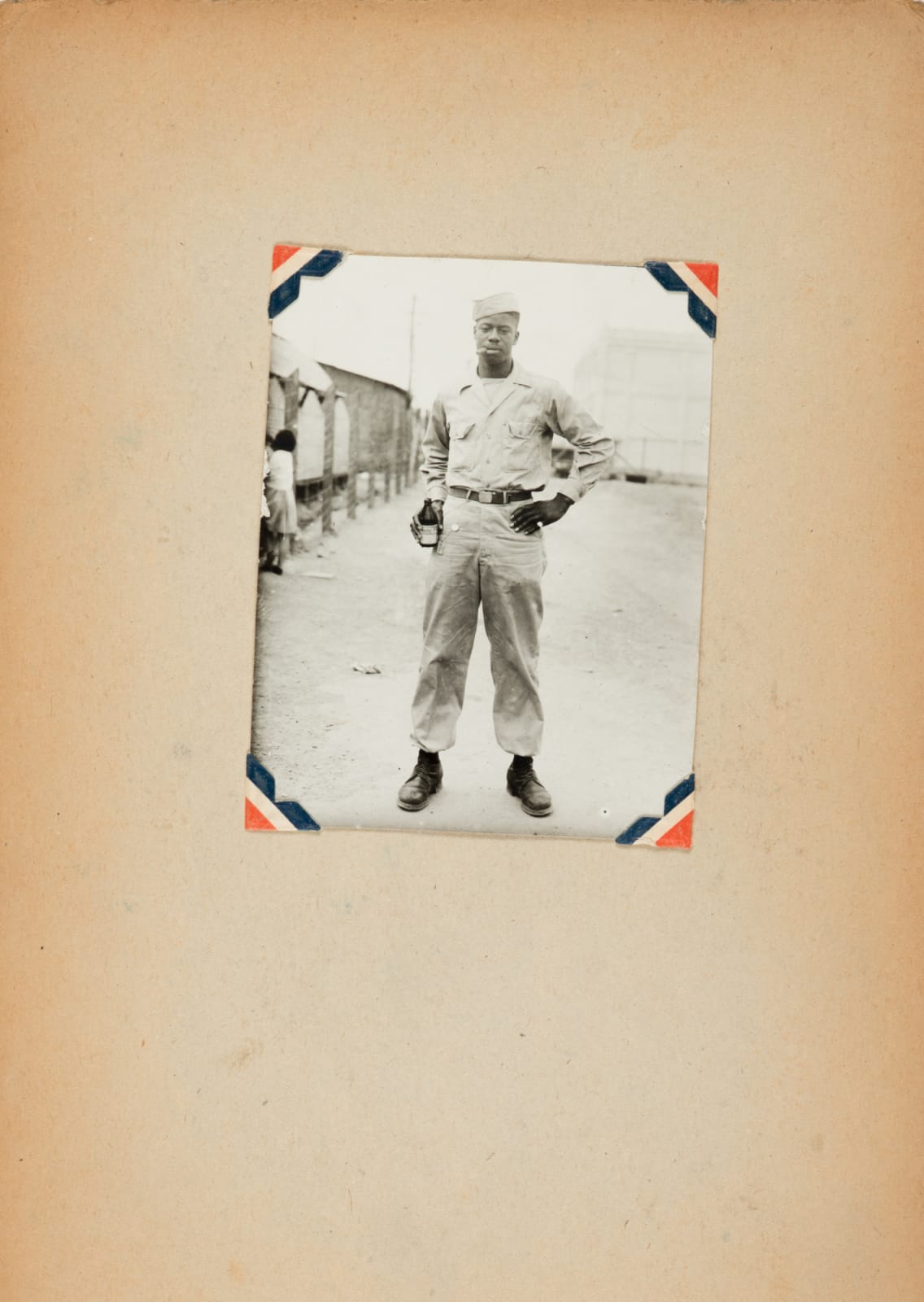 [1360th Engineer Company], Photographs of an African American Dump Truck Unit in Post-War Japan, 1940s