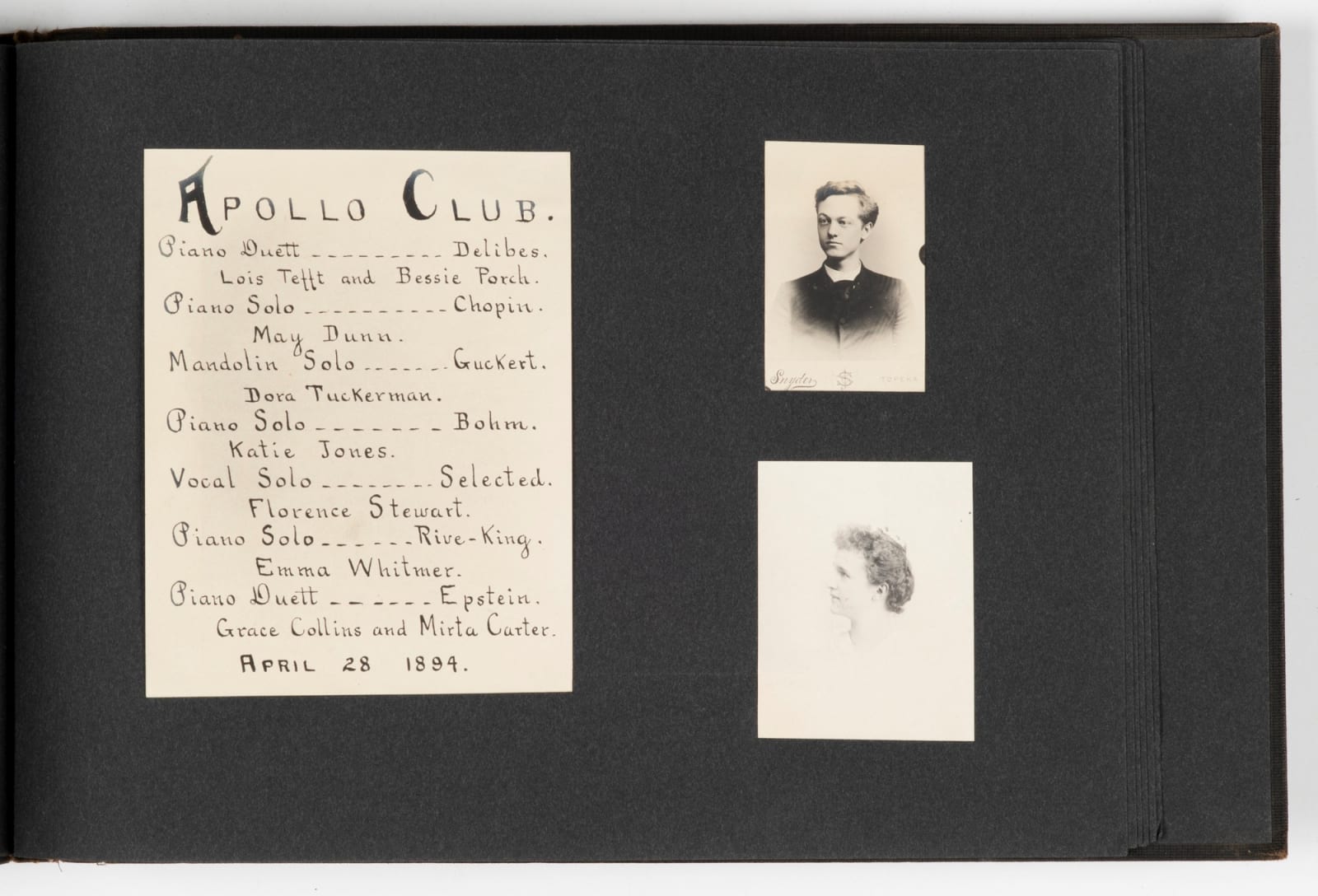 F. M. Tuckerman, Photographic Archive of an Accomplished Amateur Photographer from Topeka, KS, 1890-1900s