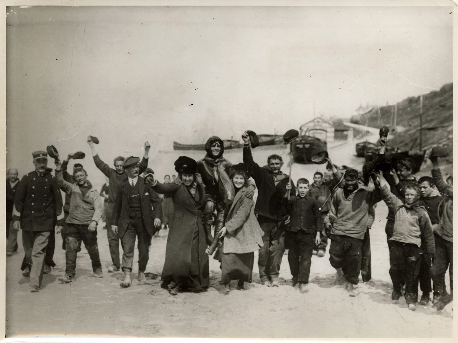 [Harriet Quimby], Four Photographs of the Pioneering Pilot and First Woman to Obtain a Pilot's License, 1910s