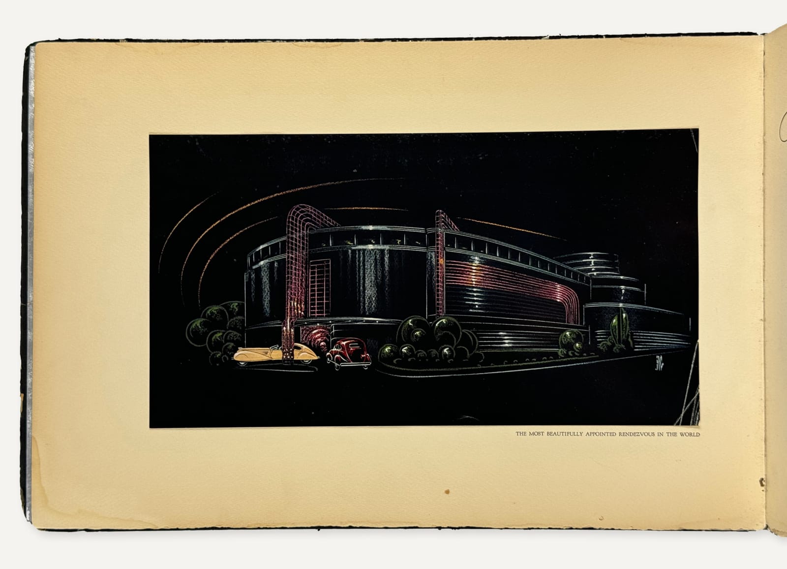 [The Inner Circle], Art-Deco Presentation Album for an Exclusive Club in Los Angeles, 1930s