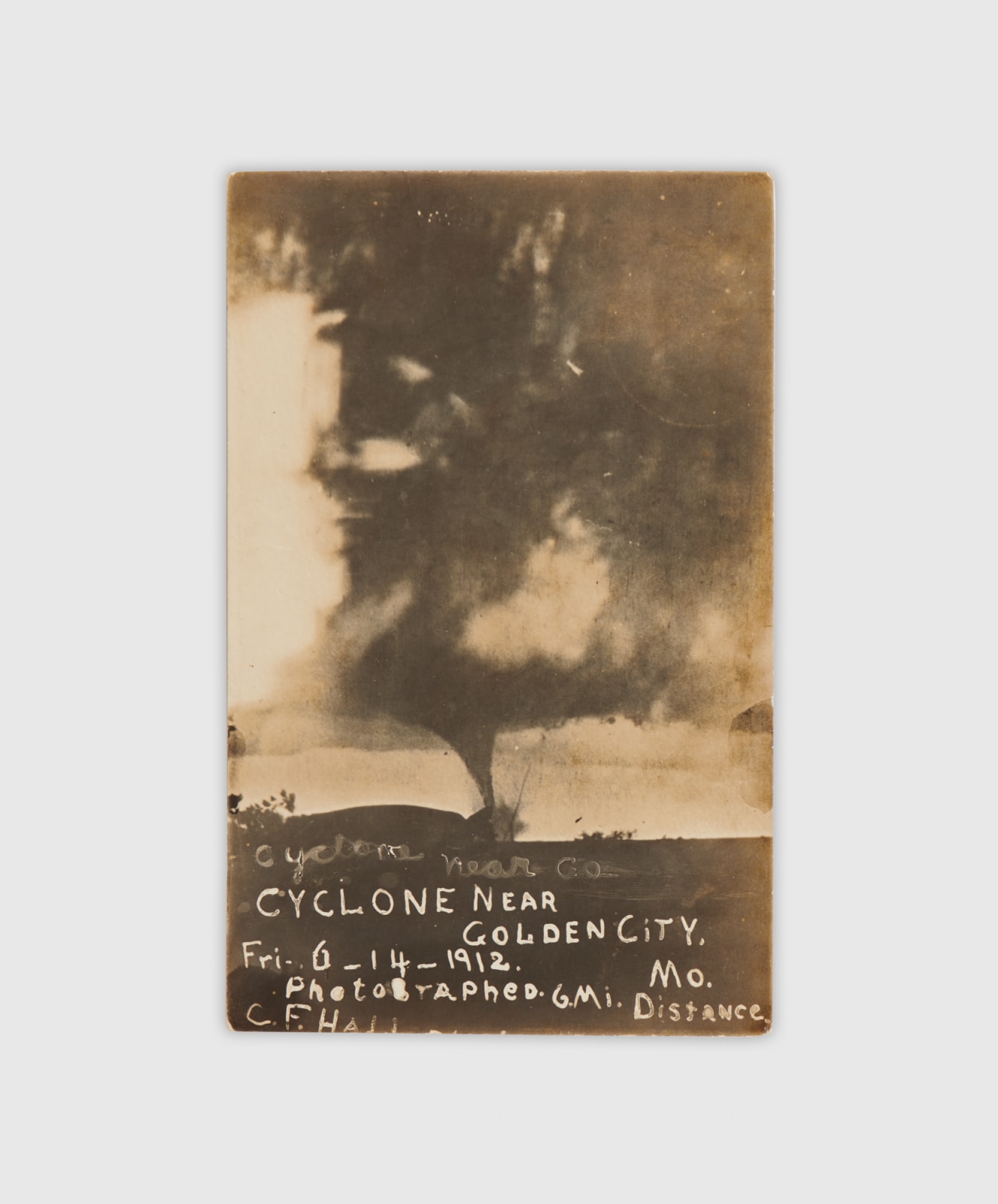 C. F. Hall, Cyclone near Golden City, CO, June 14, 1912