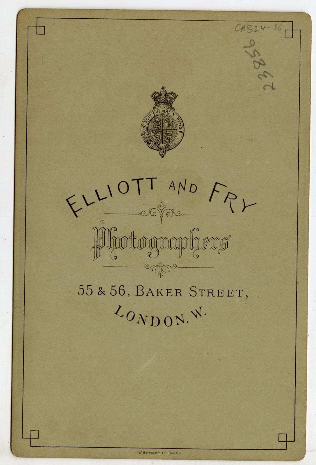 Elliot and Fry, Portrait of Miss Lillian Smith The Celebrated Californian Rifle Shot, c. 1887