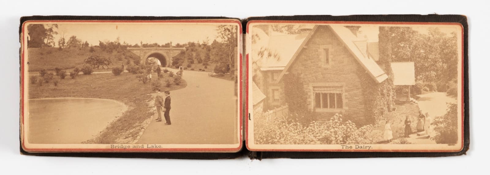 J.W. & J.S. Moulton, An Accordion-Style CDV Album entitled "Prospect Park Through the Camera", 1870s