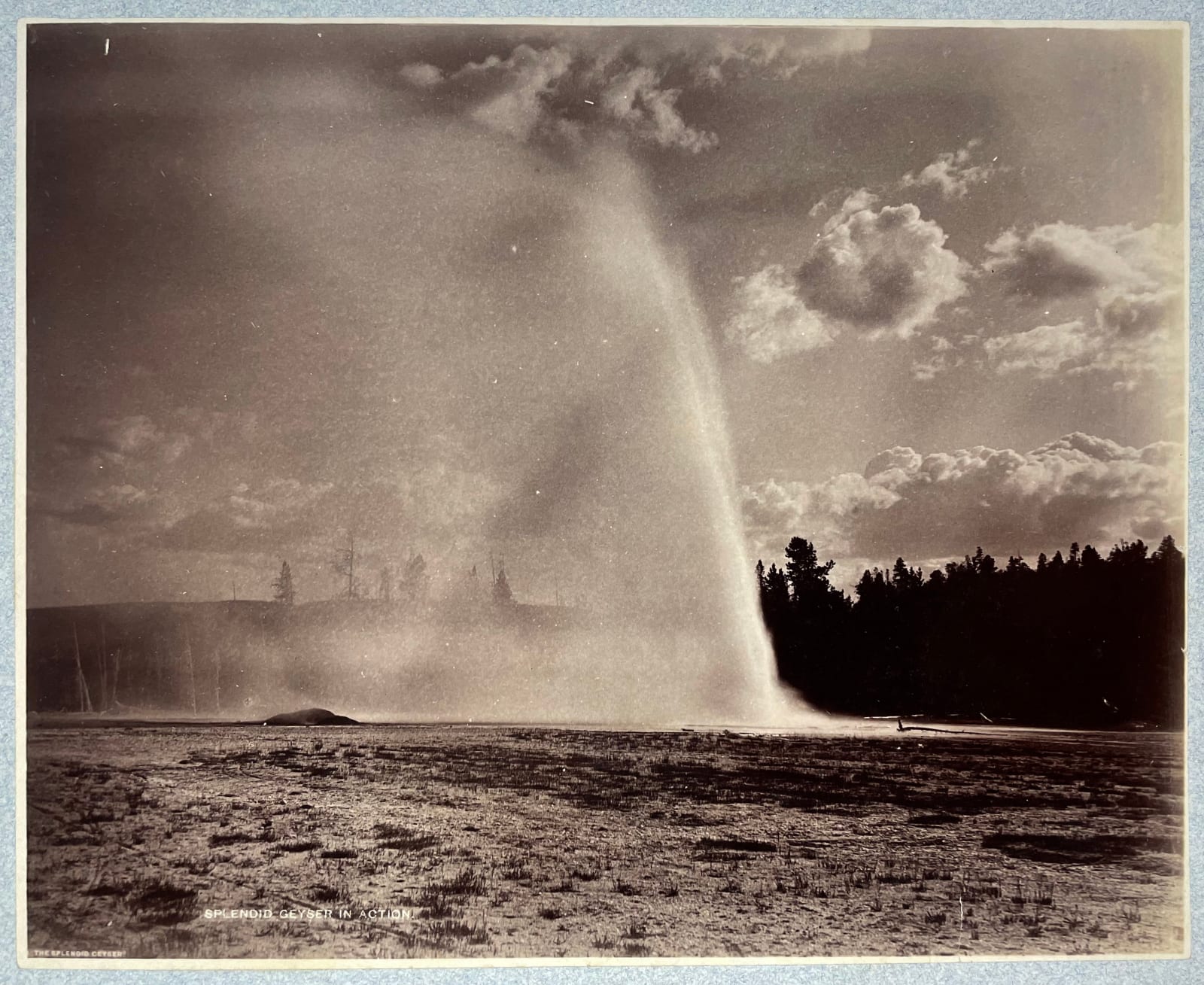 F. Jay Haynes, Splendid Geyser in Action , c. 1880