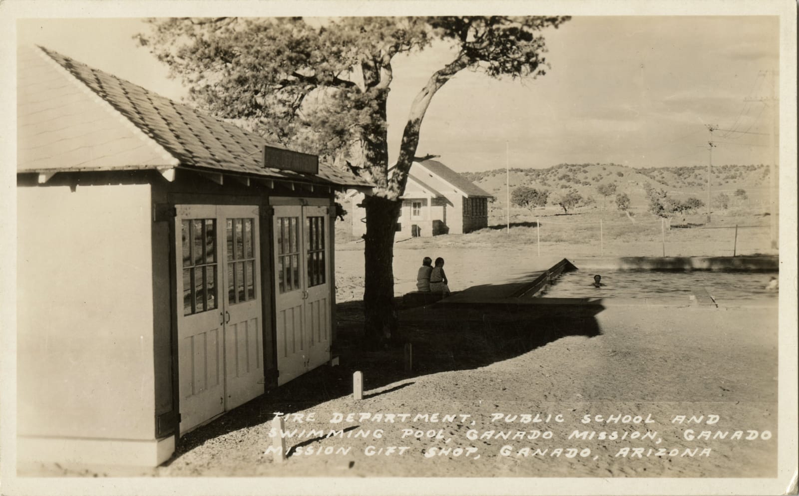 Frasher's Photo Studio, Photo-postcards of the Ganado Mission, Arizona, 1930s