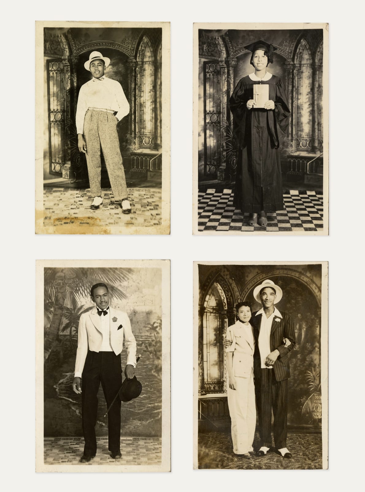 Nu Way Photo Shoppe; Hicks Photo Studio; and others, Studio Portraits Showing the Vibrant African American Community in the Miami Suburb of Overtown, 1920s-40s