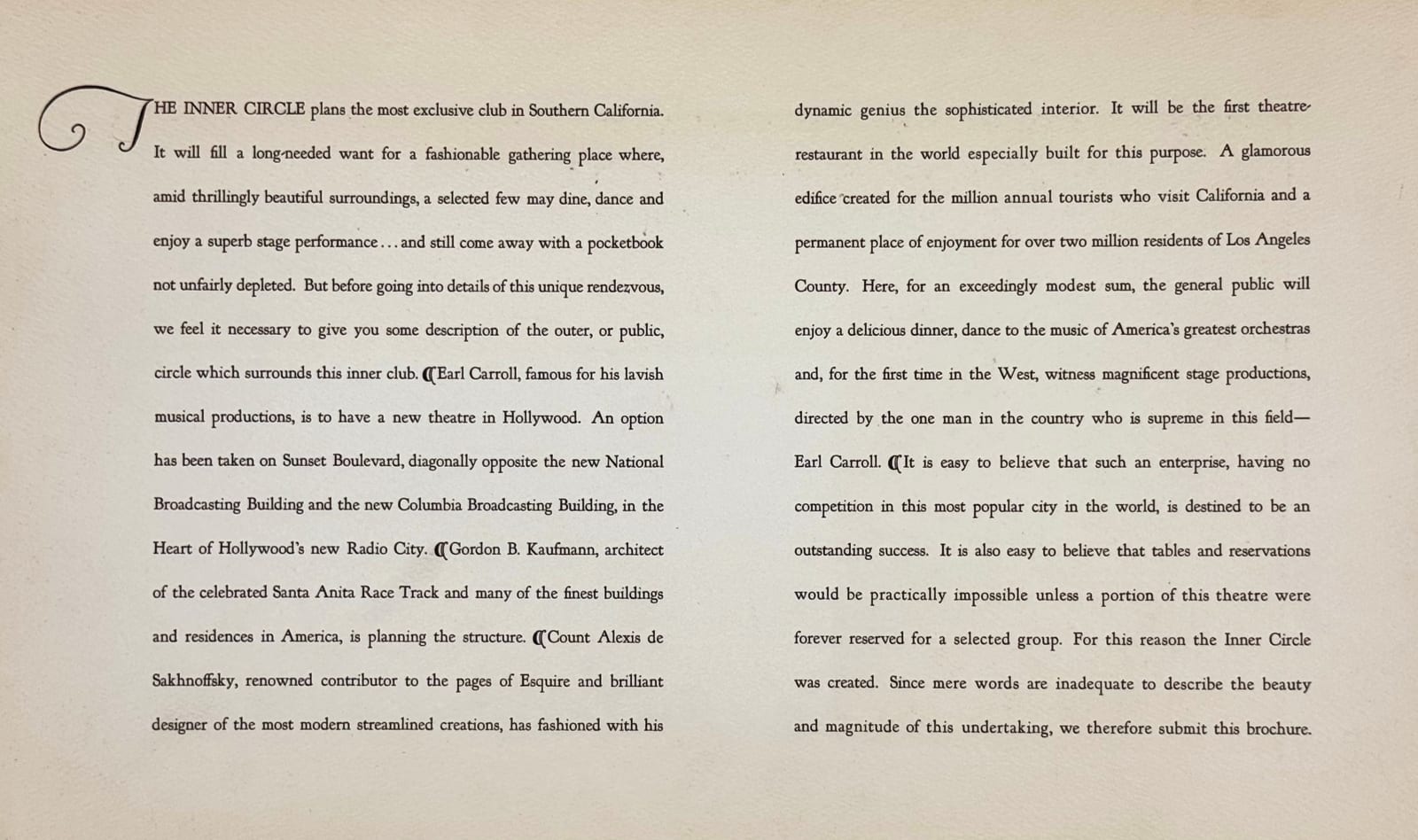 [The Inner Circle], Art-Deco Presentation Album for an Exclusive Club in Los Angeles, 1930s