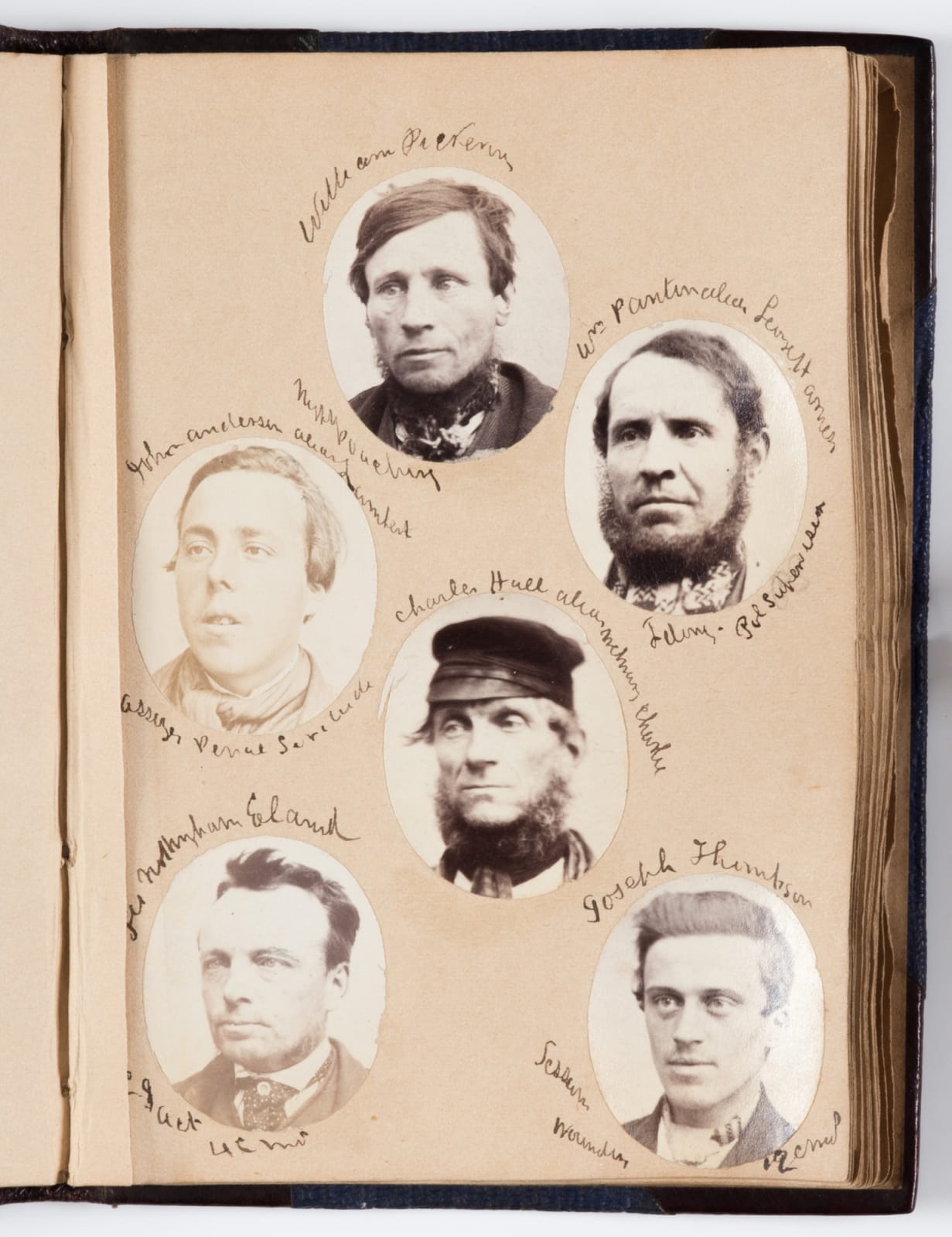 Alfred Shepherd, Trio of Pre-Bertillon Mugshot albums , 1869-77