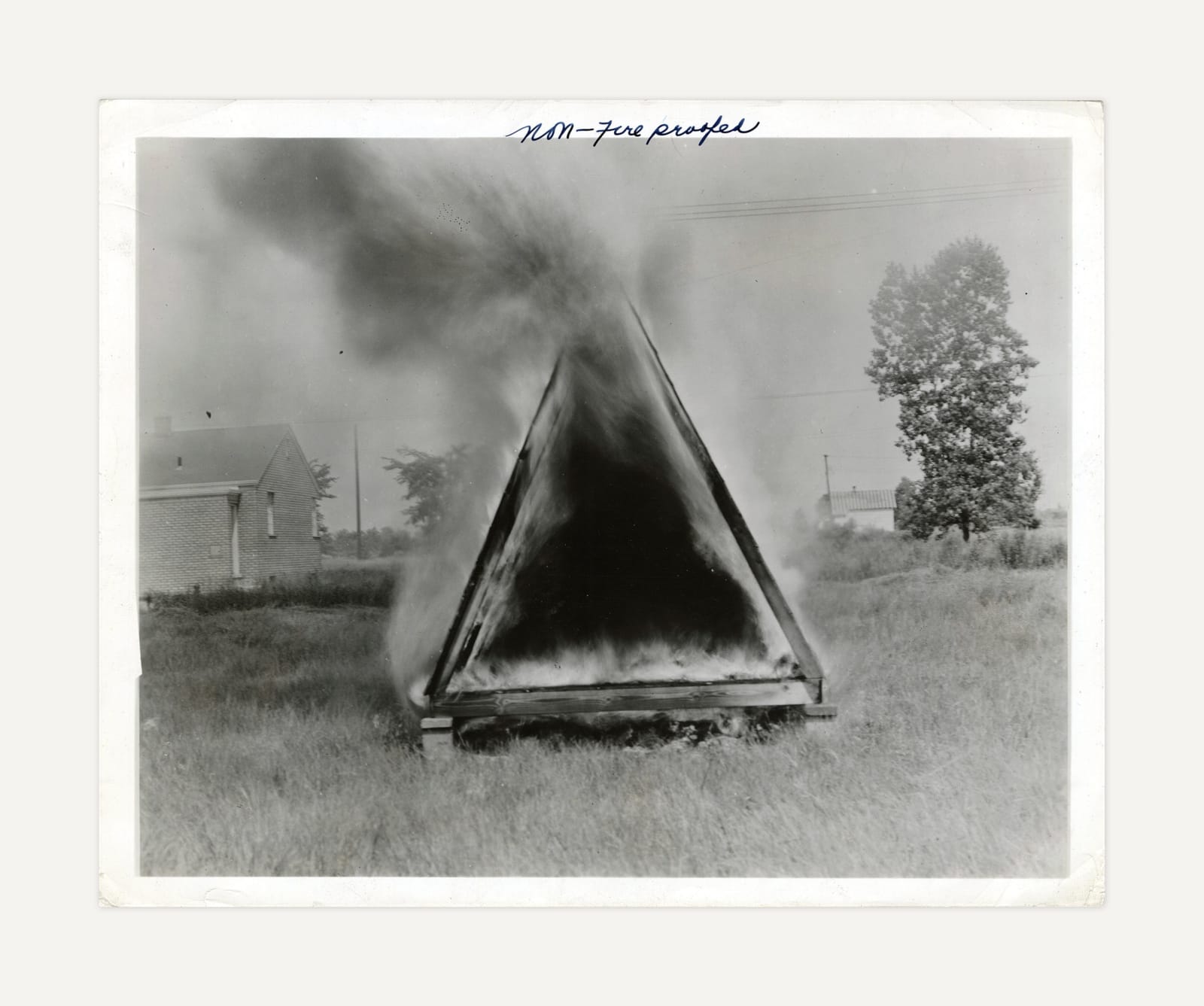 Anonymous, Testing of Non-Fireproofed Paint, 1937