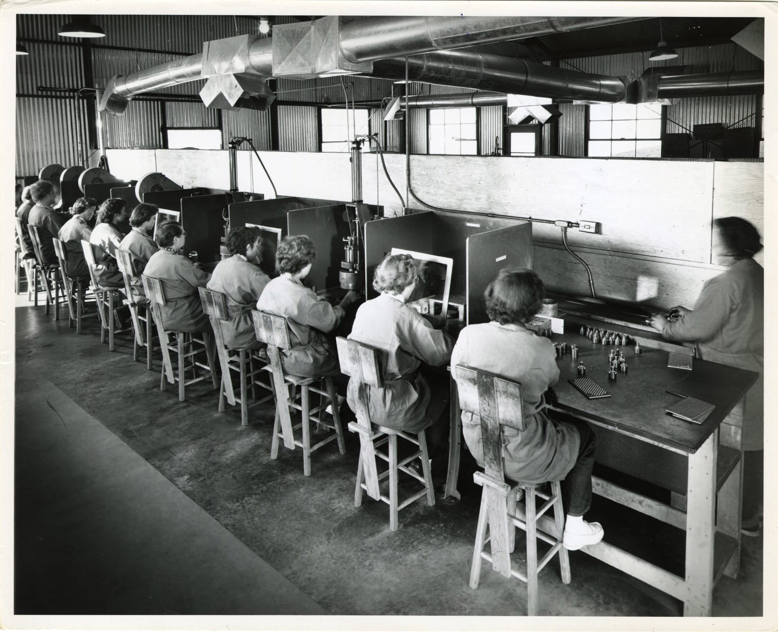 Julius Shulman, Photos Showing the U.S. Flare Factory in Pacoima, CA, 1940s