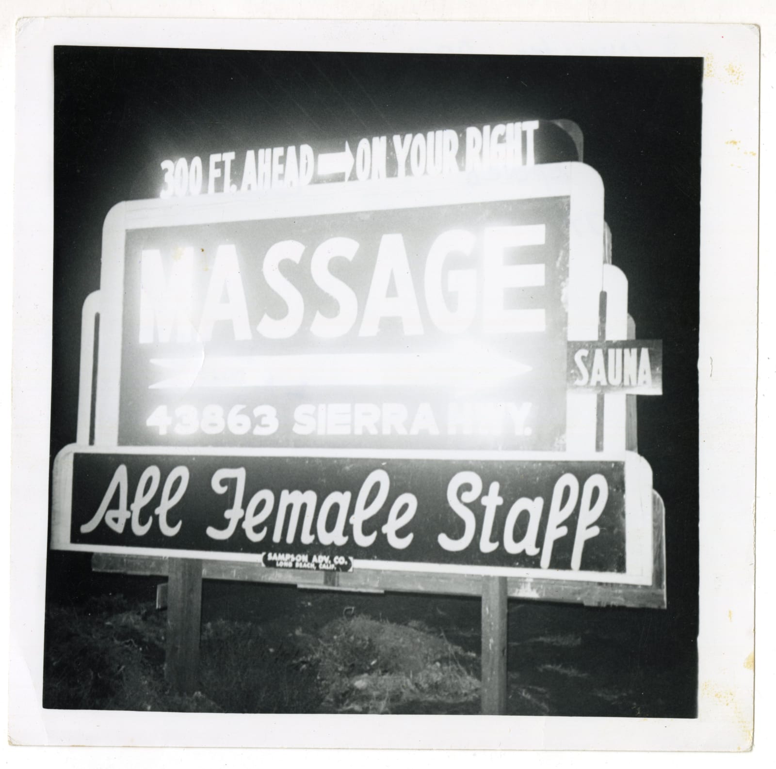 [Massage Parlors], Collection of Gritty Evidence Photos Documenting Los Angeles Spas, 1970s