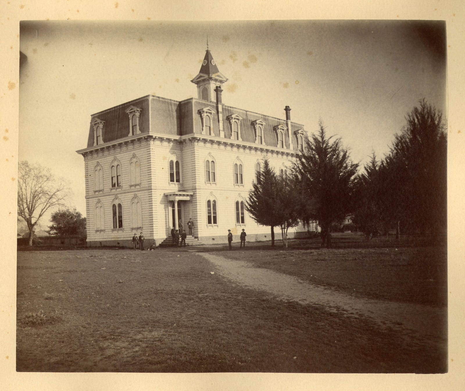 Miguel Noe Jr.; Walton Studio, Six Large Format Photos Related to Pacific Methodist College in Santa Rosa, CA, 1870s