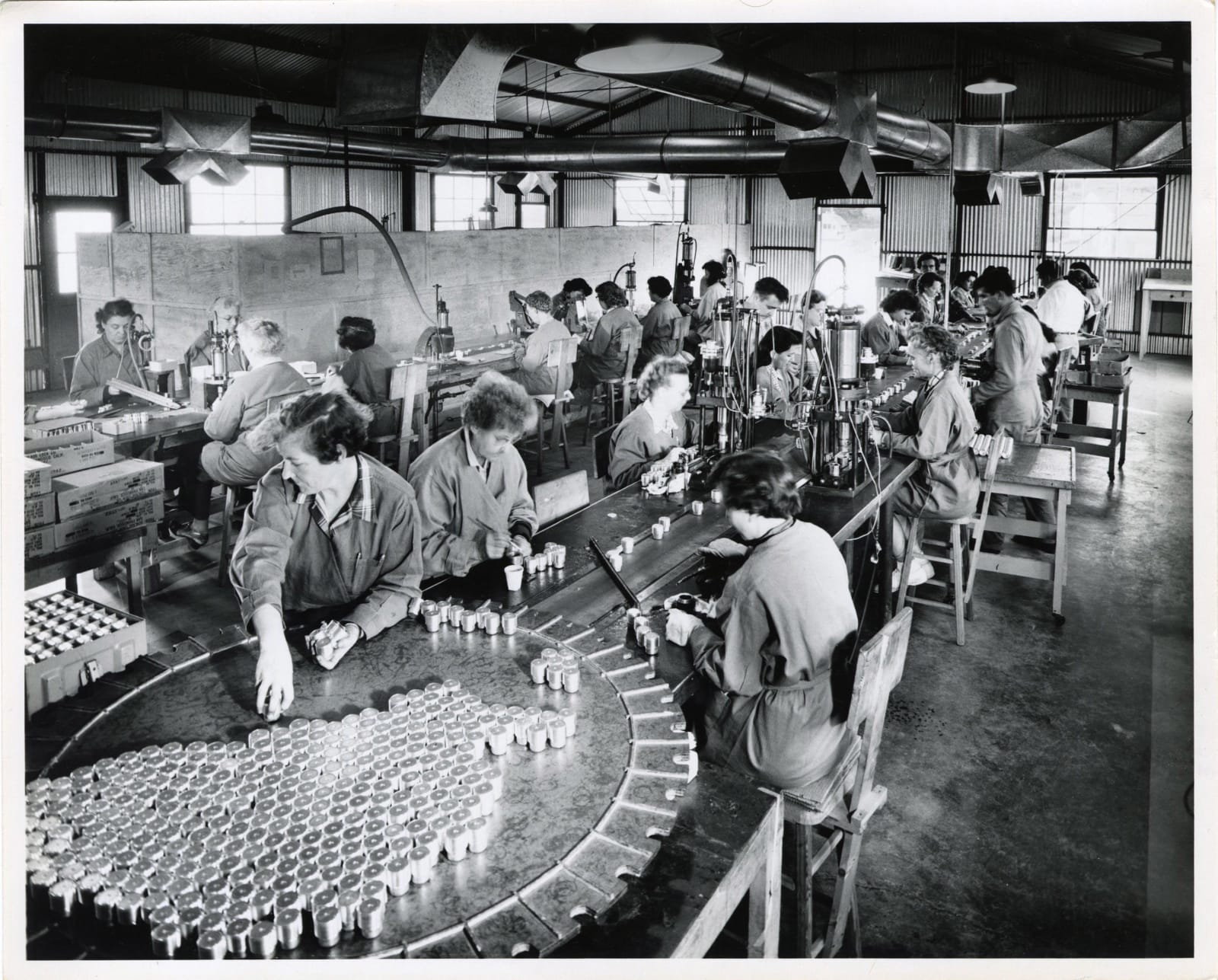 Julius Shulman, Photos Showing the U.S. Flare Factory in Pacoima, CA, 1940s