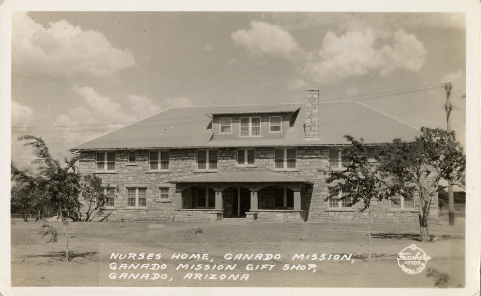 Frasher's Photo Studio, Photo-postcards of the Ganado Mission, Arizona, 1930s