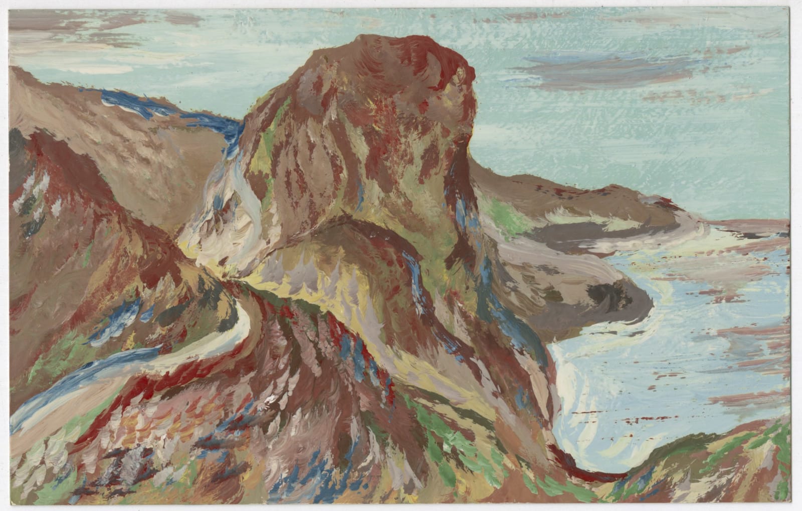 Nyla Thomas, Group of Painted Postcards Completed by a Texas "Mouth Artist", 1950s