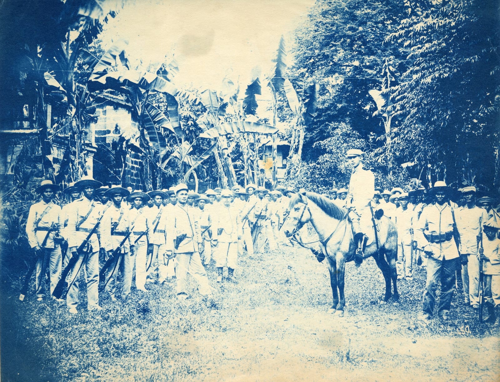 Lt. C.F. O'Keefe, Group of Journalistic Cyanotypes Documenting Philippine-American War, 1890s