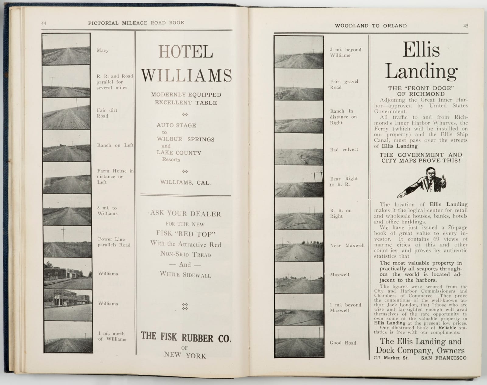 Philip S. Cole, Pictorial Mileage Road Book: California Edition, 1915