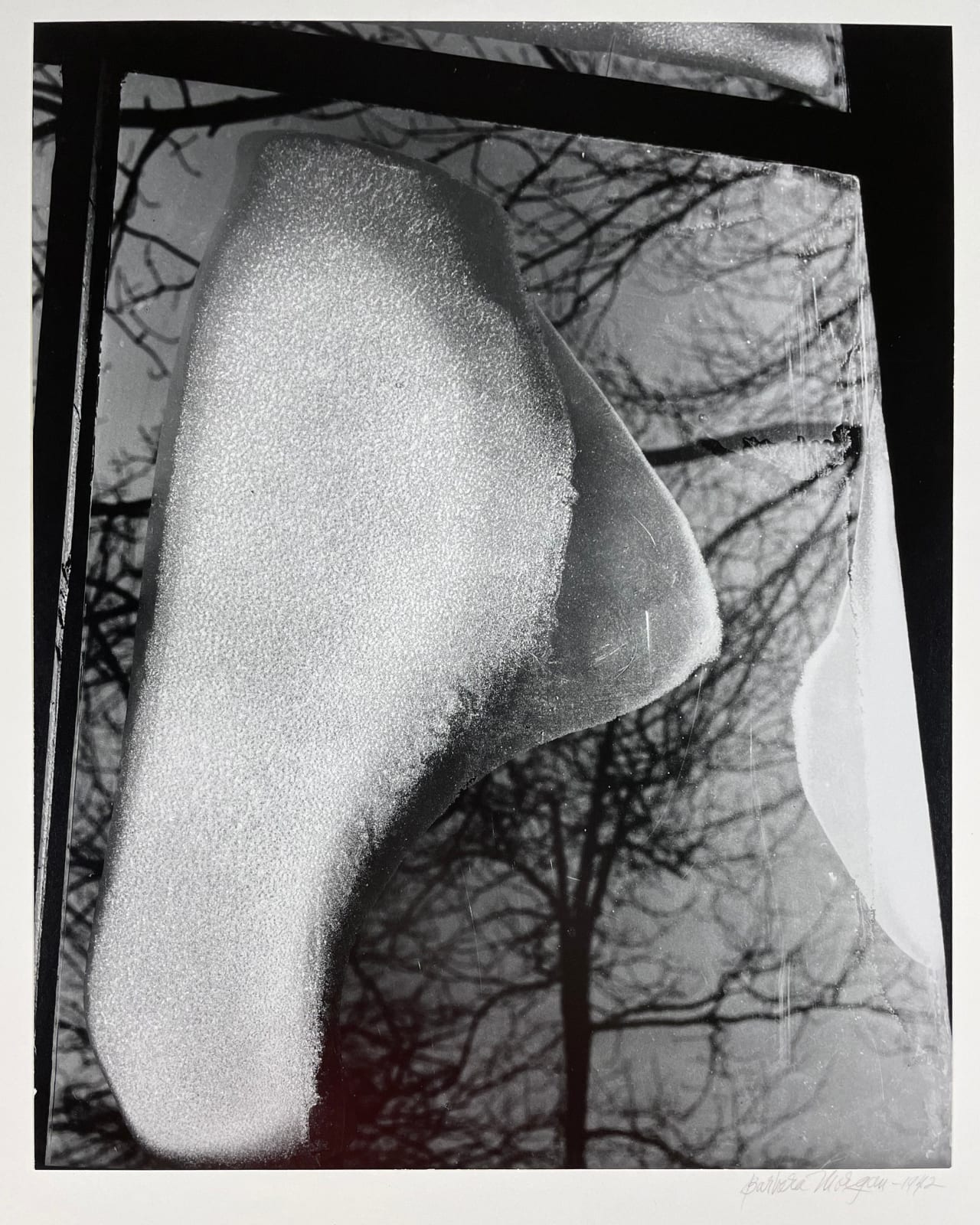 Barbara Morgan, Ice on Window, Scarsdale, 1942
