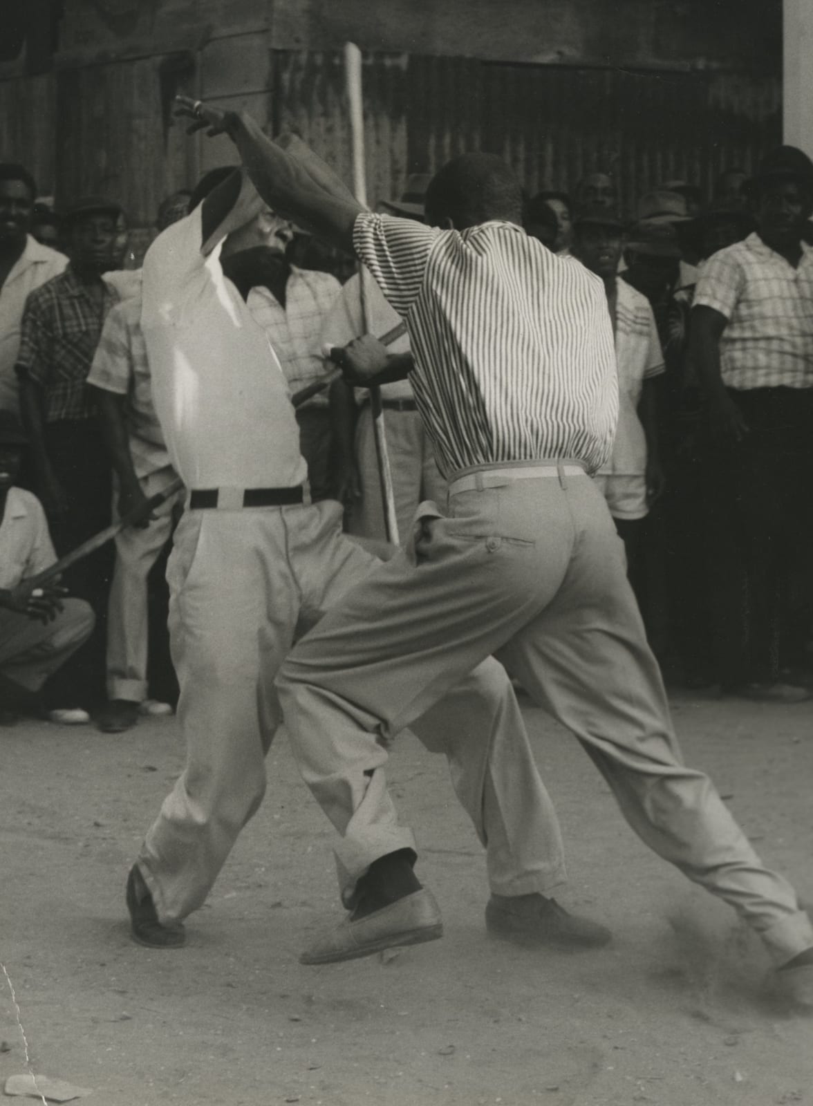 Wolfgang Suschitzky, Four Photos Showing a Trinidadian Stick Dance, c. 1964