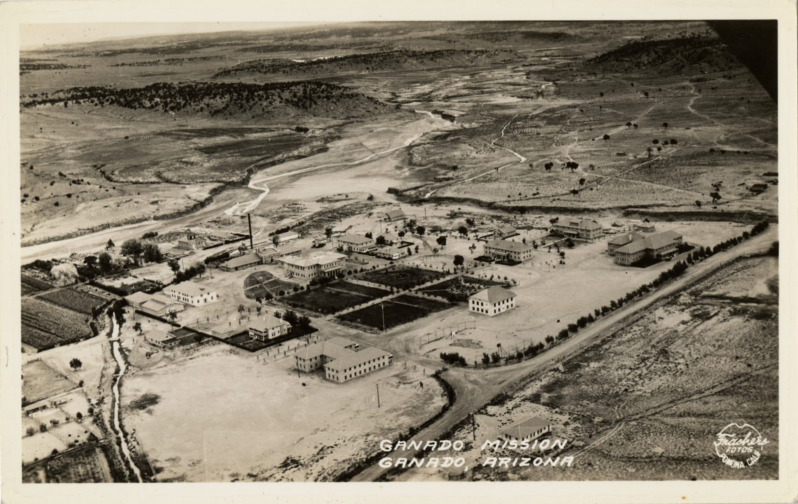 Frasher's Photo Studio, Photo-postcards of the Ganado Mission, Arizona, 1930s