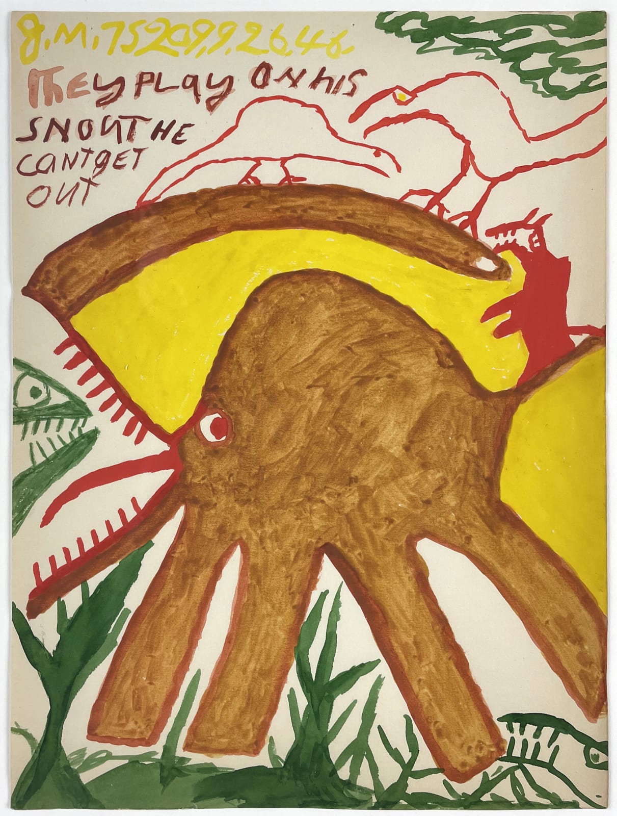 Joe Massey, They Play on His Snout He Cant Get Out, 1946