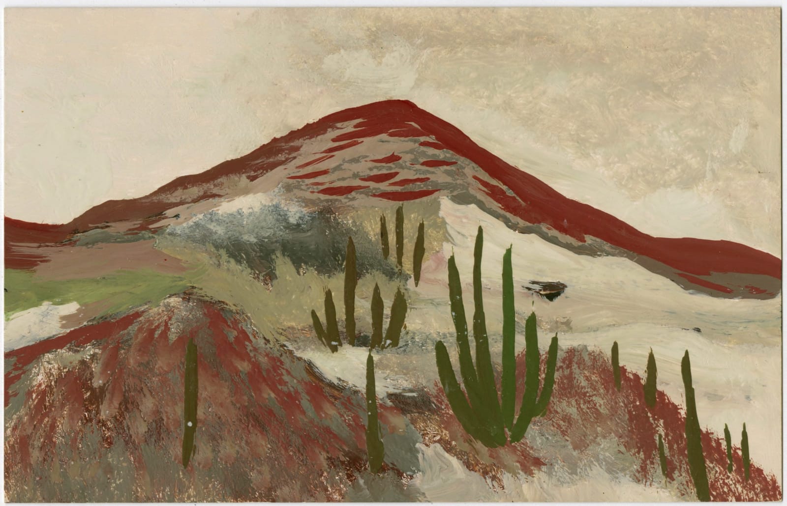 Nyla Thomas, Group of Painted Postcards Completed by a Texas "Mouth Artist", 1950s