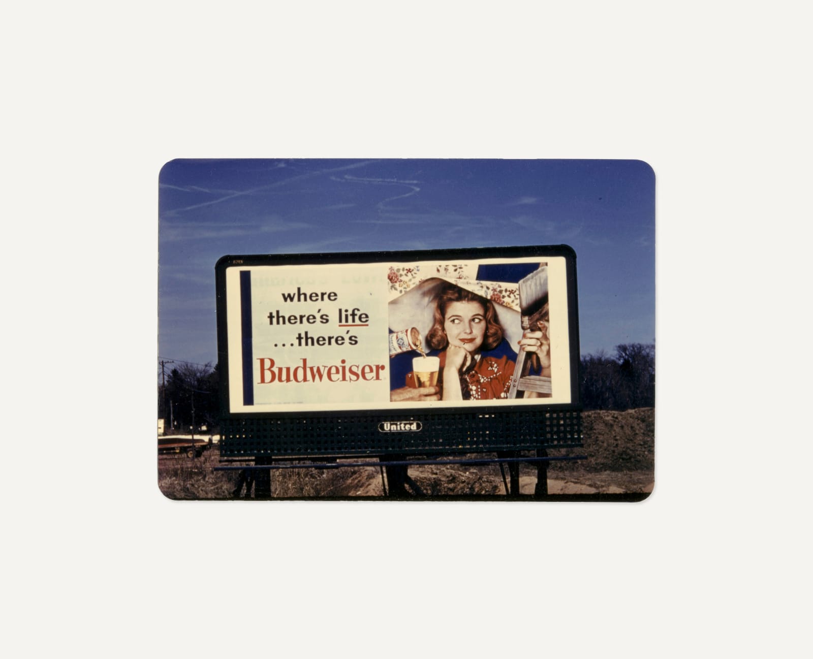 [American Billboards], Budweiser Beer, New Haven, 1958