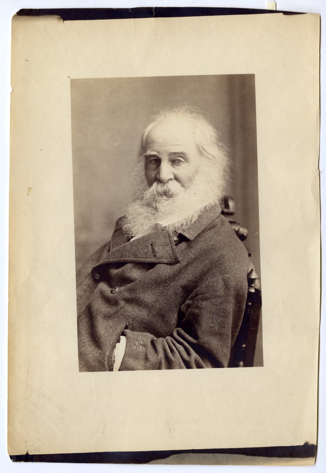 Edy Brothers, Portrait of Walt Whitman, 1880