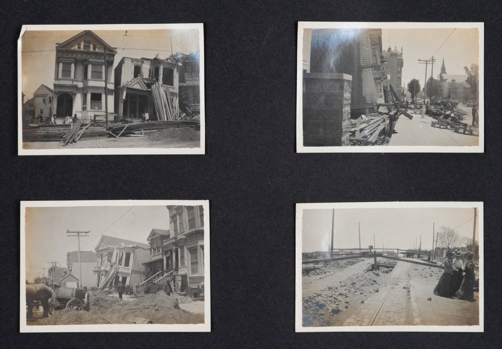 [Gen. Henry G. Mathewson], Photo Album Showing the California National Guard after the 1906 Earthquake and Elsewhere, 1906-1908