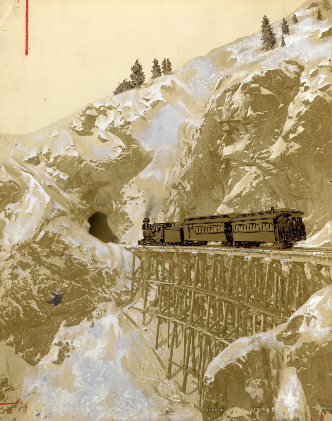 Edward Mitchell Postcard Company, Archive of Painted Postcard Proofs, 1910s-20s