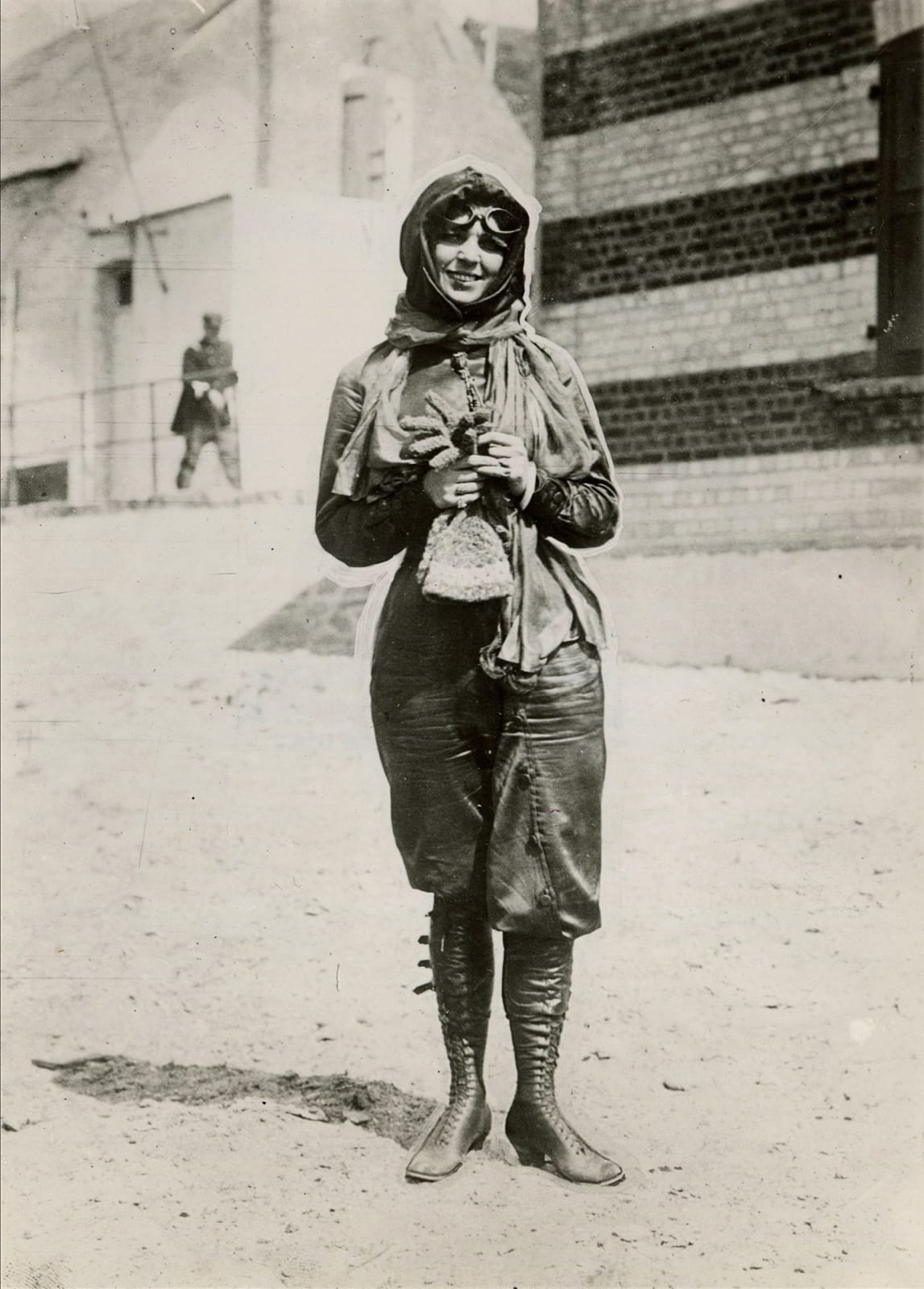 [Harriet Quimby], Four Photographs of the Pioneering Pilot and First Woman to Obtain a Pilot's License, 1910s