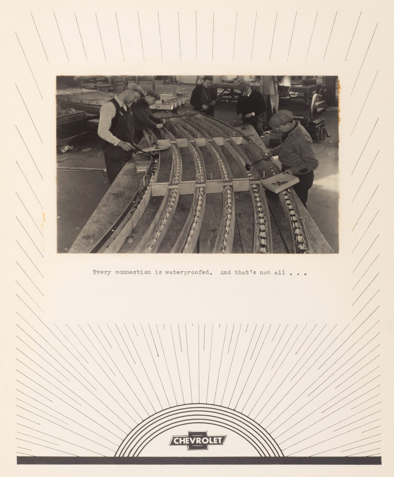 Chevrolet / Campbell-Ewald Co. / General Outdoor Advertising Co., A step-by-step process of the new Chevrolet Electric Spectacular in Times Square, New York, 1937
