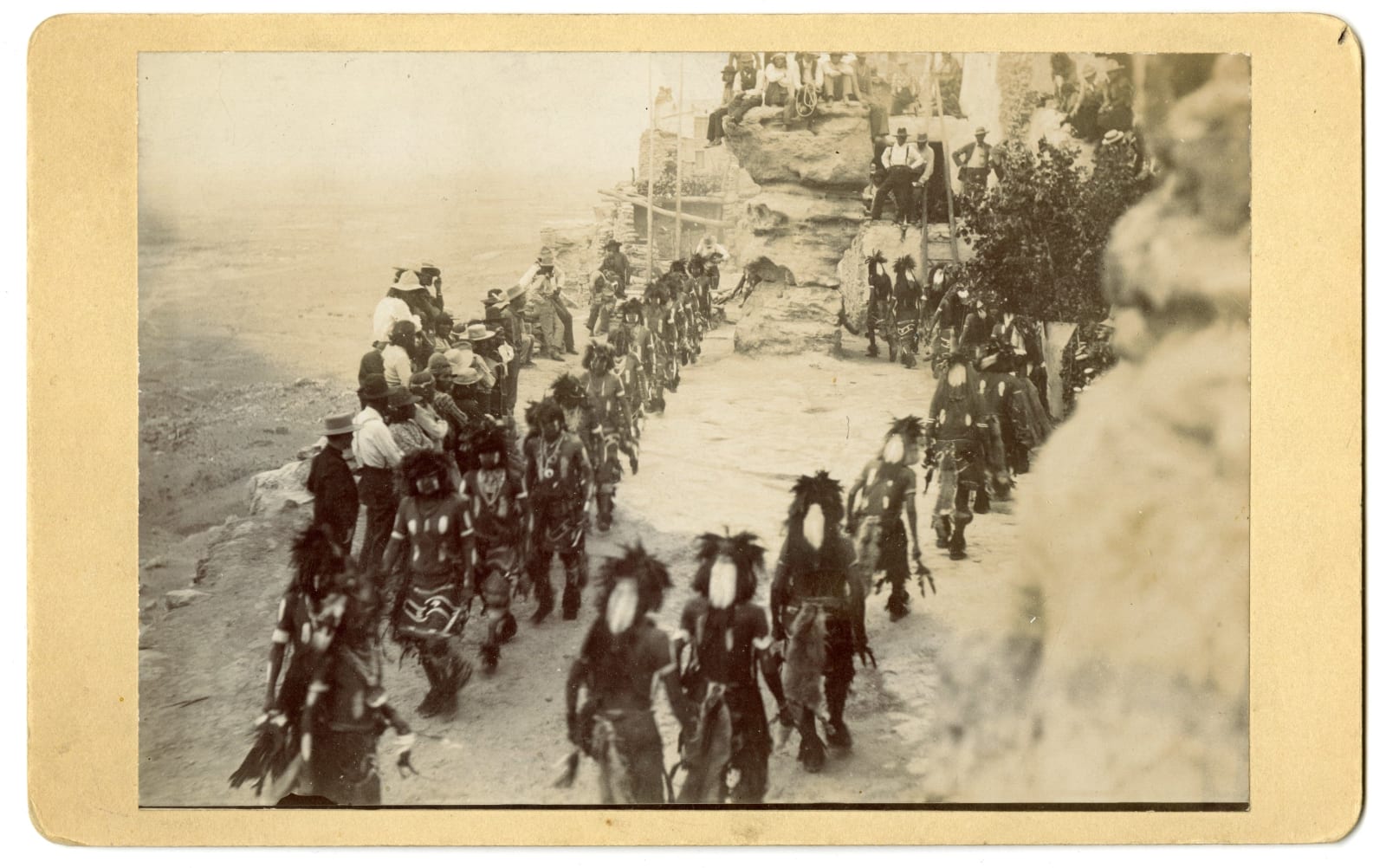 Horace S. Poley, Three Cabinet Card Photographs of Hopi Ceremonies, Arizona, 1890
