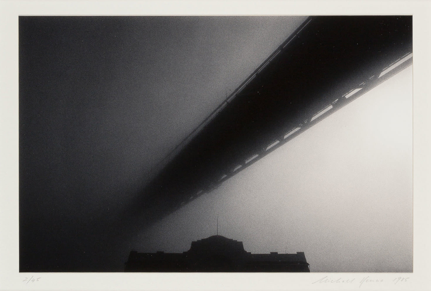 Michael Kenna, Bay Bridge and Pier, San Francisco, California, 1985