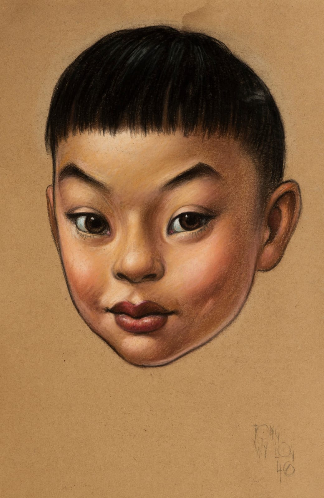 Wy Log Fong, Ten Chinese-American Portraits, 1940s-50s