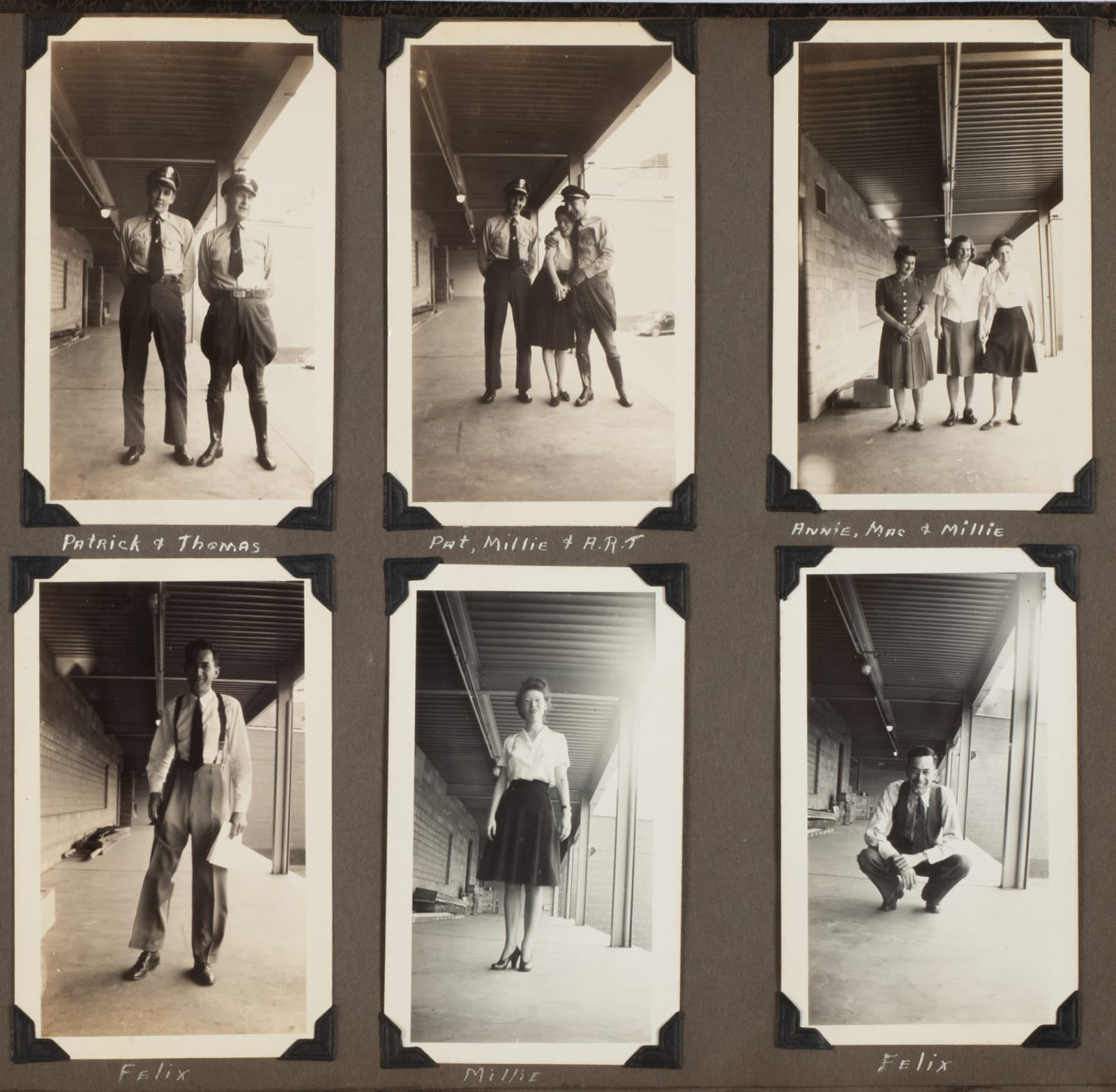 Mildred Bailey, Album with Portraits of Greyhound Bus Employees in West Virginia , 1941