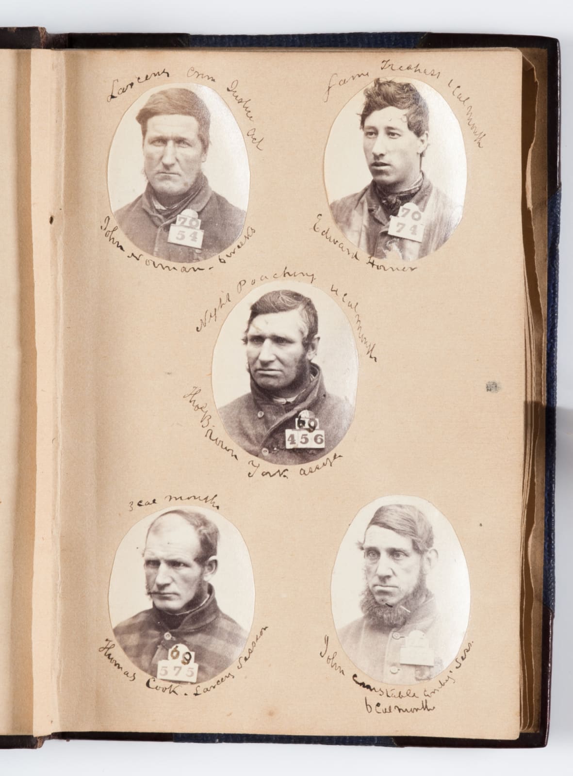 Alfred Shepherd, Trio of Pre-Bertillon Mugshot albums , 1869-77