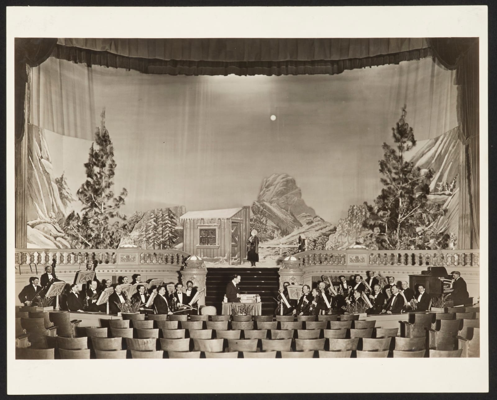 California Theatre, Album Showing Elaborate Set Designs at the Hybrid Venue for Live Performance and Silent Film in the Early Days of Hollywood, 1919-21
