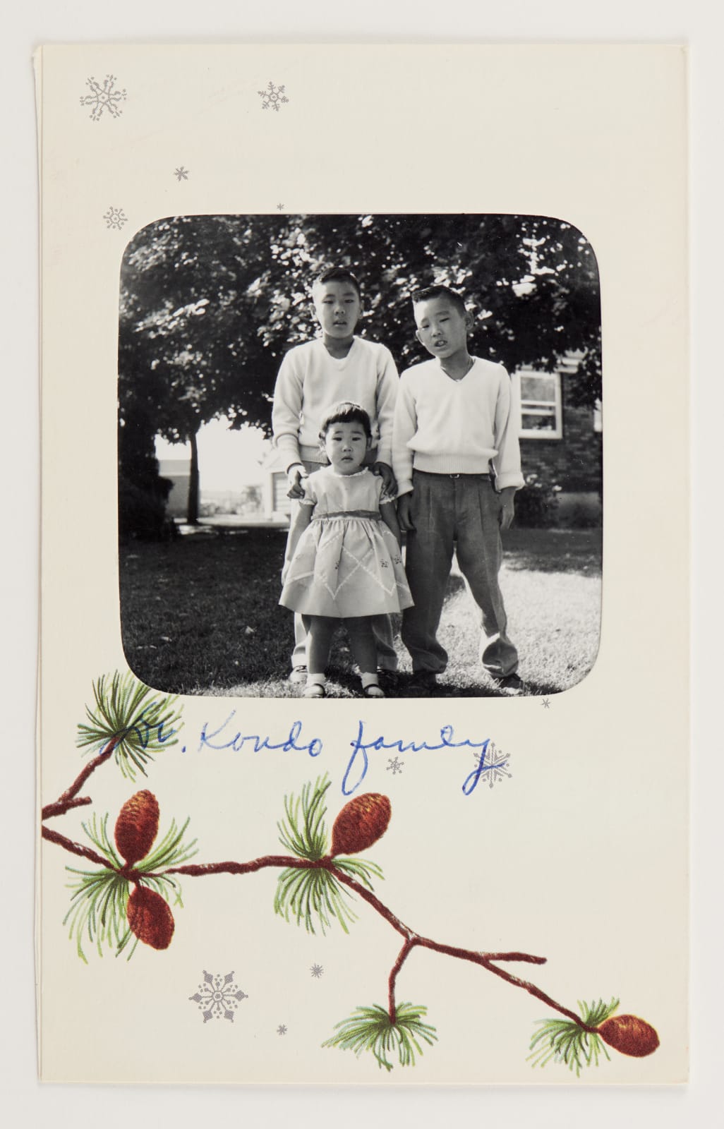 [Christmas Cards], Collection of holiday greetings from Japanese American families, 1950s-60s