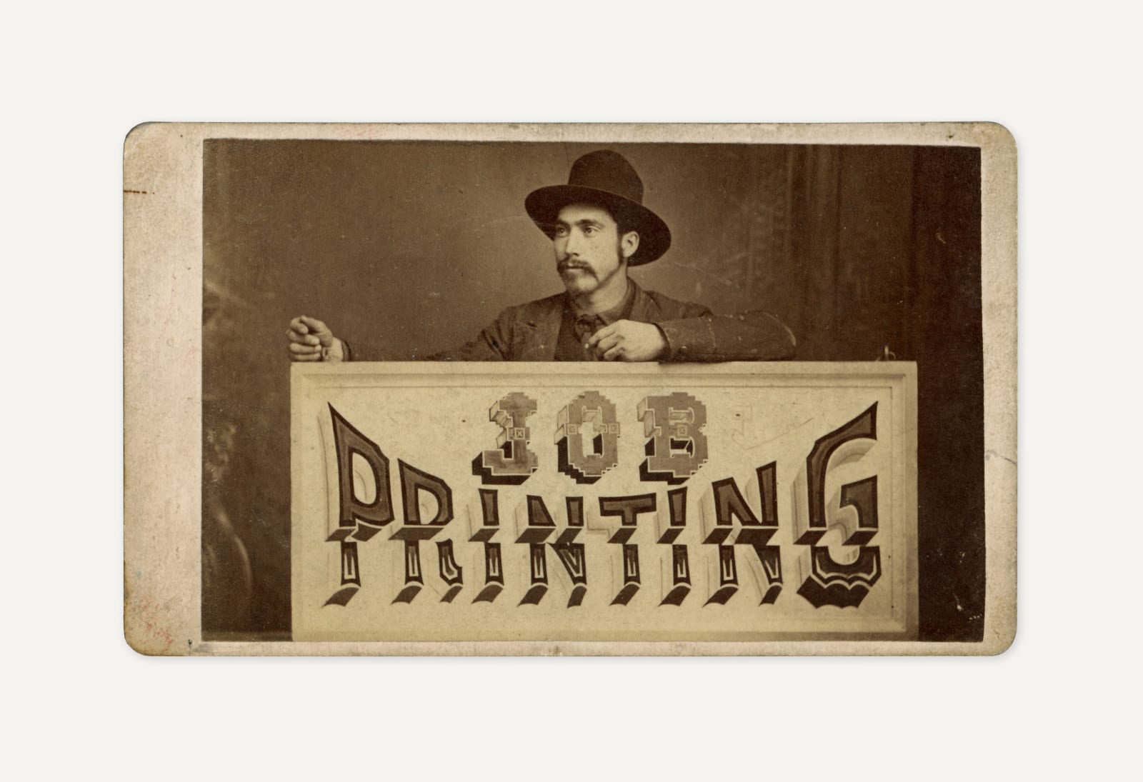 C. J. Snyder, Occupational Portrait of a Sign Painter, 1870s