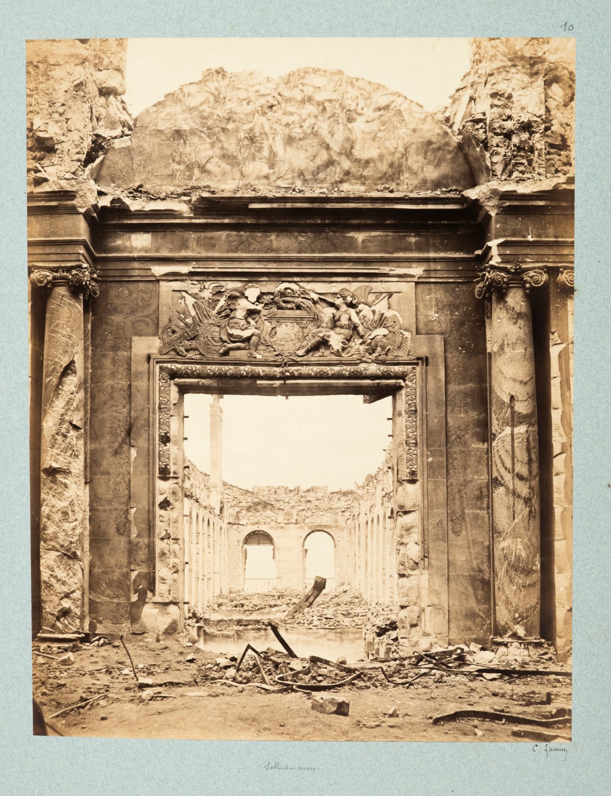 Constant Alexandre Famin, Album Showing the Devastation of the Parisian Suburb of Saint Cloud During the Franco-Prussian War, 1870-71
