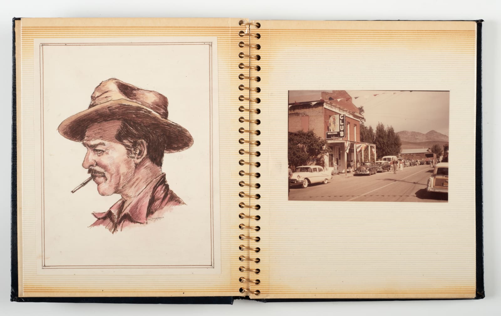 Milton Lanyon, Album of Original Drawings and Photographs from the Set of The Misfits, 1961